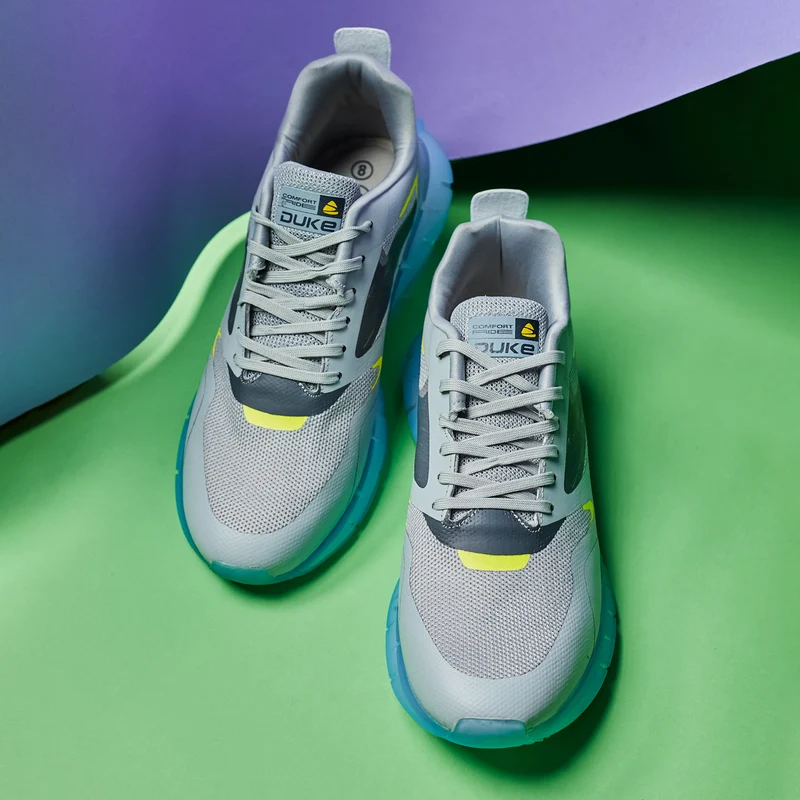 Duke Men Sports Shoes (FWOL2004) Grey / UK 10 / Colorblock