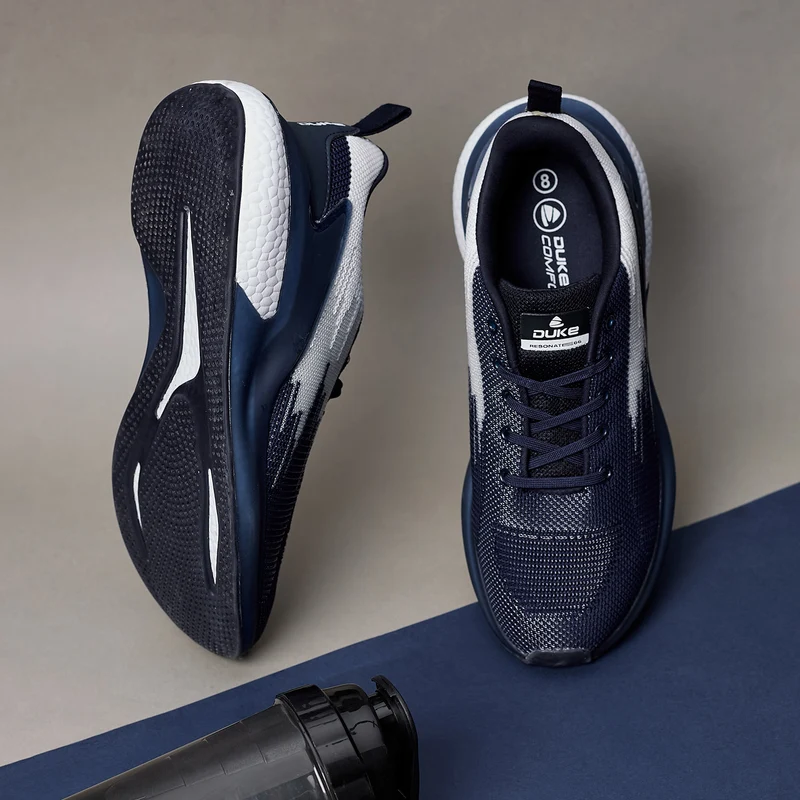 Duke Men Sports Shoes (FWOL2005) Navy / UK 8 / Colorblock