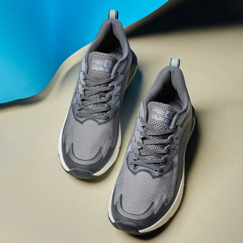 Duke Men Sports Shoes (FWOL2006) Grey / UK 6 / Colorblocked