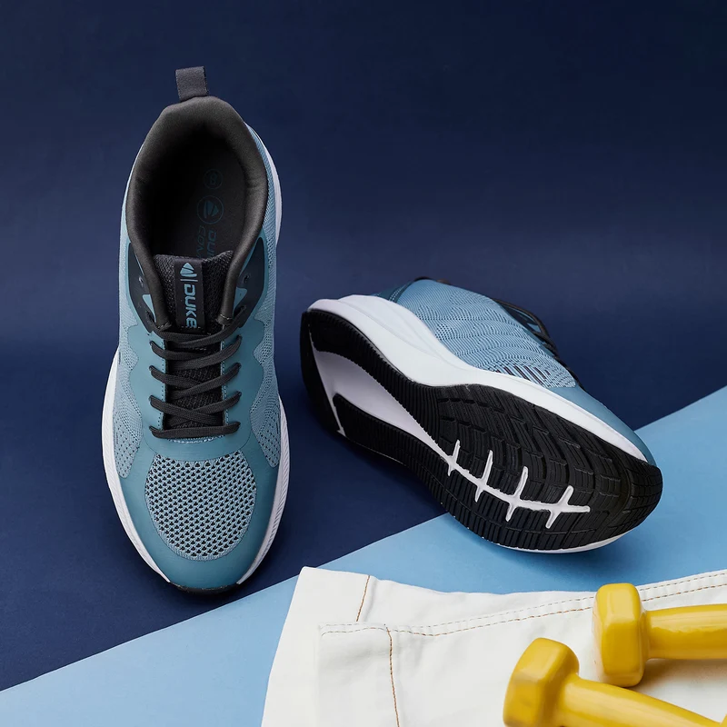 Duke Men Sports Shoes (FWOL2008) Stone Blue / UK 9 / Colorblocked