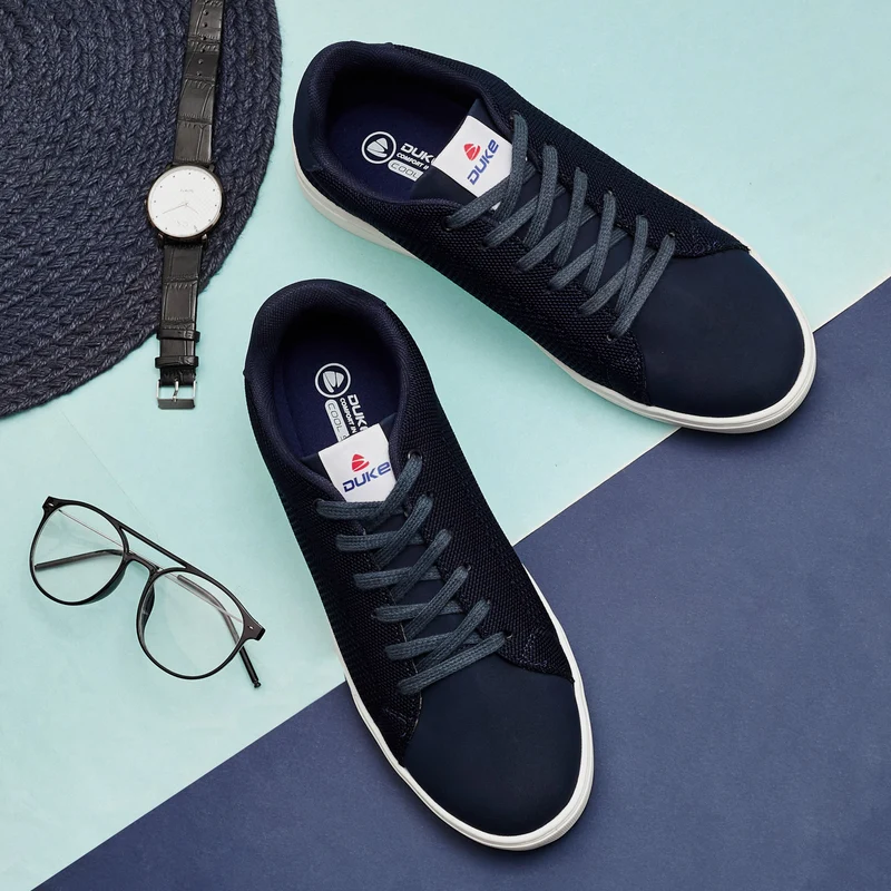 Duke Men Sneakers (FWOL2514) Navy / UK 9 / Solid Contrast
