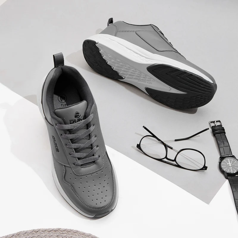 Duke Men Sneakers (FWOL1496) Grey / UK 8 / Solid Contrast