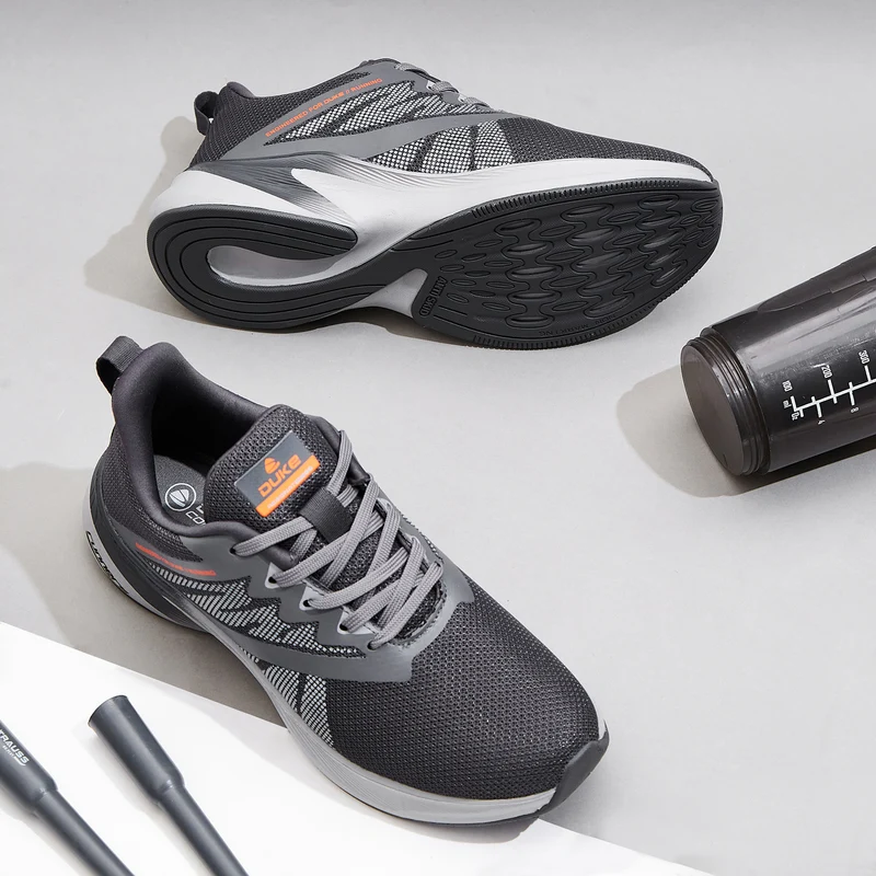 Duke Men Sports Shoes (FWOL2024) D.Grey / UK 7 / Colorblocked