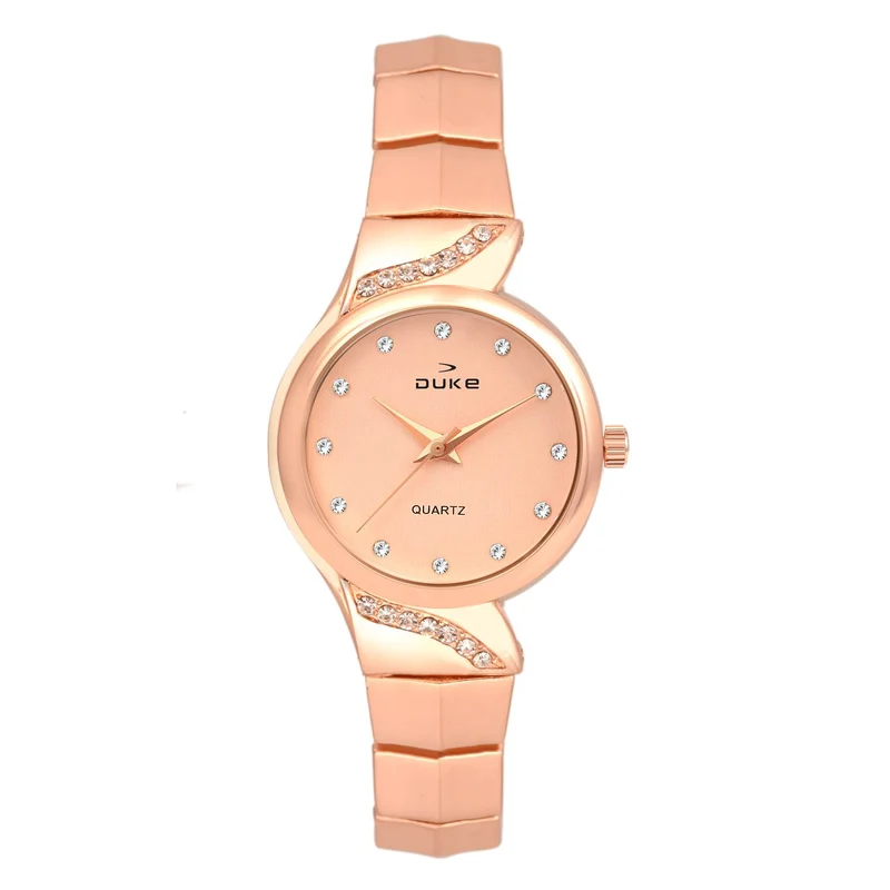 Duke Analogue Women Watch Rose Gold Dial and Strap (DK7011RW02C) Rose Gold / Free / Analogue