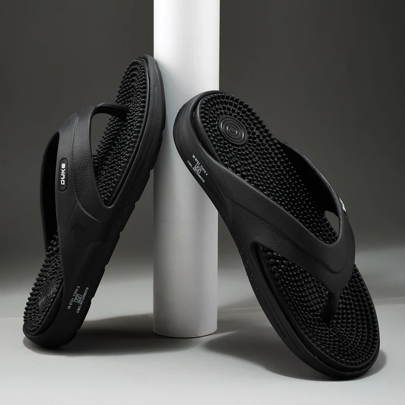 Duke Men Flip Flops (FWC6158) Black / UK 8 / Solid Contrast
