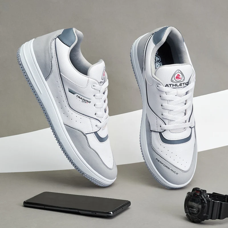 Duke Men Sneakers (FWOL2517) White / UK 7 / Color-Blocked