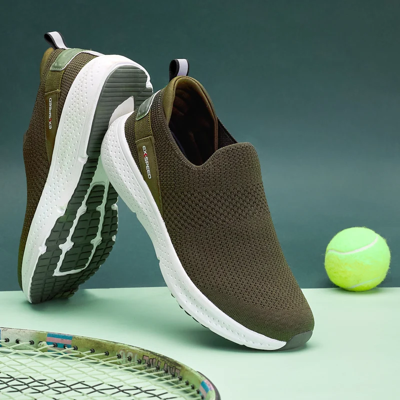 Duke Men Sports Shoes (FWOL2043) Olive / UK 9 / Solid