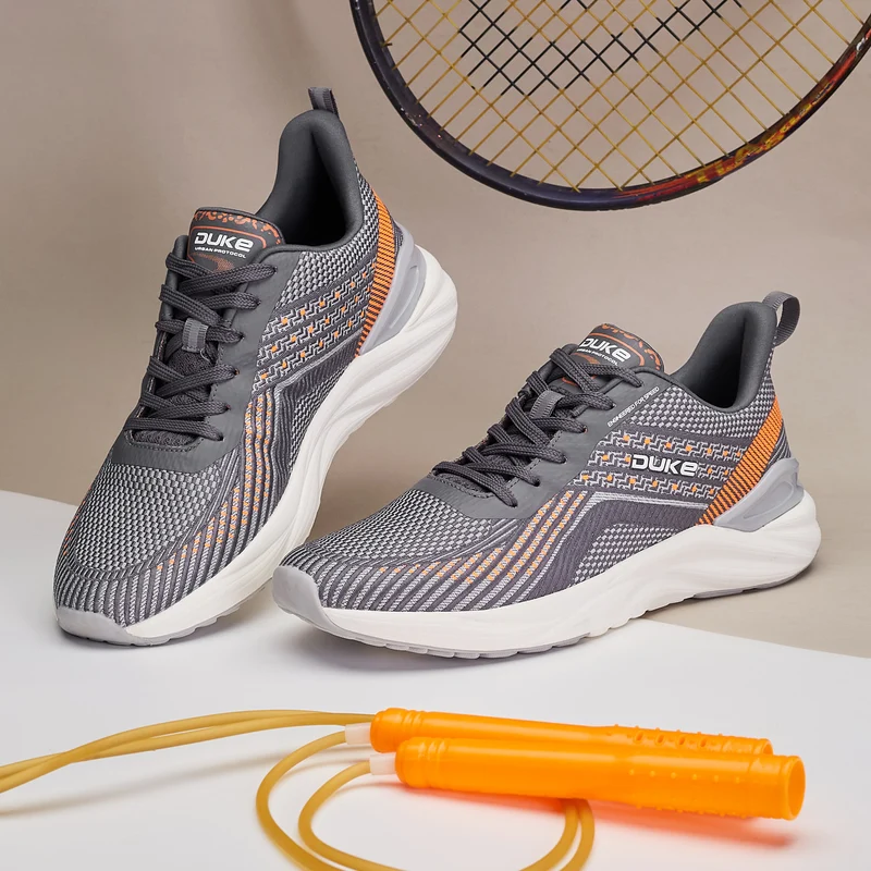 Duke Men Sports Shoes (FWOL2034) D.Grey / UK 7 / Color-Blocked