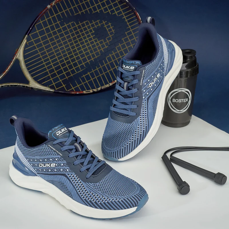 Duke Men Sports Shoes (FWOL2034) Navy / UK 8 / Color-Blocked