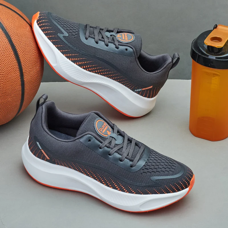 Duke Men Sports Shoes (FWOL2039) Grey / UK 6 / Solid Contrast
