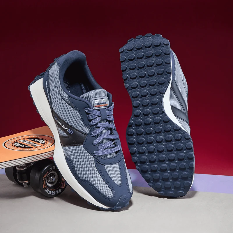 Duke Men Sports Shoes (FWOL2038) Navy / UK 9 / Solid Contrast
