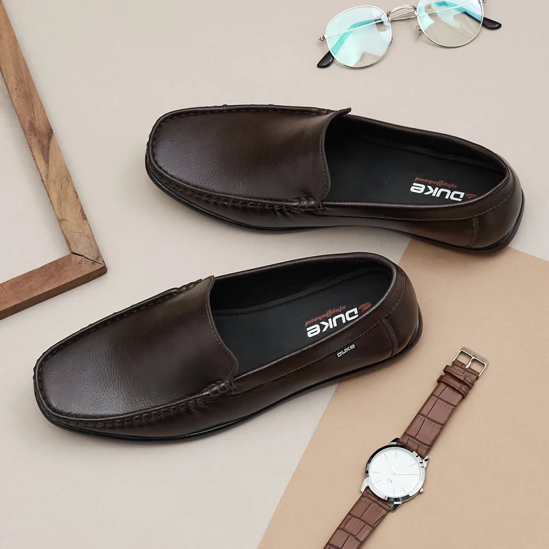 Duke Men Loafers (FWOL4009) Brown / 10 UK / Solid Contrast