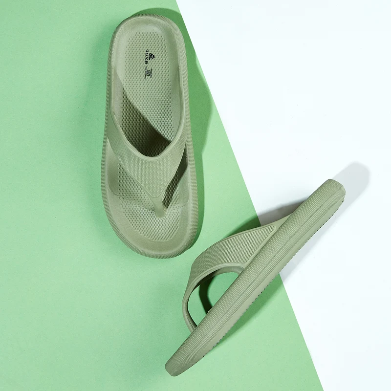 Duke Women Thong Flip-Flops (XFW0343) Pista / UK 3 / Textured