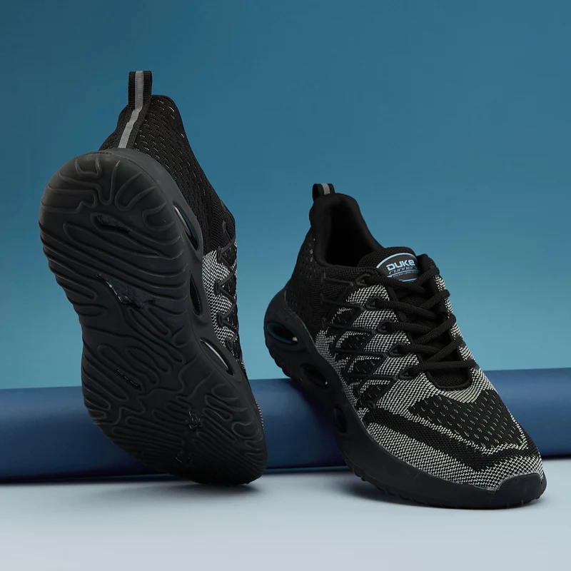 Duke Men Sports Shoes (FWOL2065) Black / UK 8 / Textured