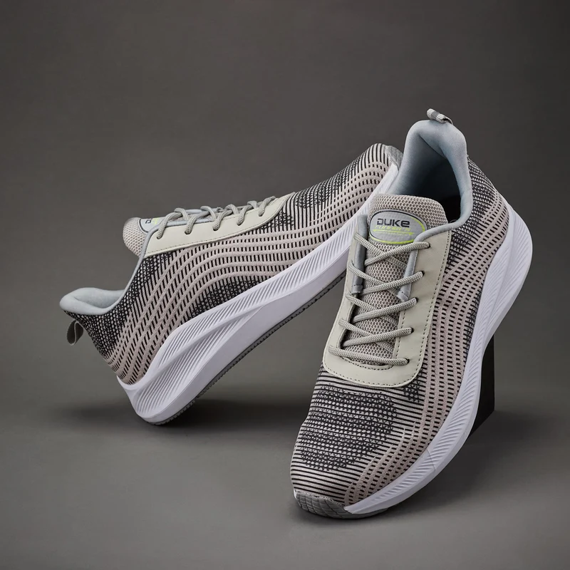 Duke Men Running Shoes (FWOL2066) Beige / UK 7 / Textured