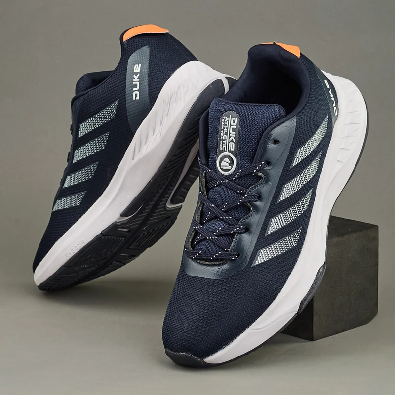 Duke Men Colourblocked Gym or Training Shoes (FWOL2092) Navy / UK 8 / Colourblocked