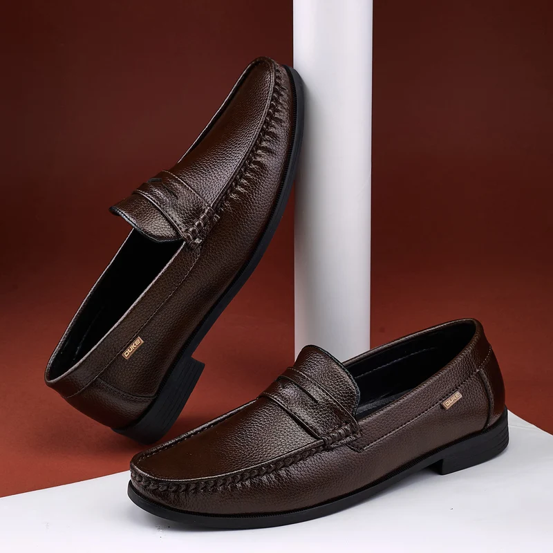Duke Men Pathfinder Loafers (FWOL4046) BROWN / UK 6 / Solid