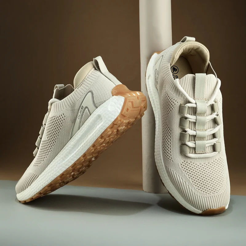 Duke SwiftStride Running Shoes (FWOL2135) Beige / UK 9 / Textured