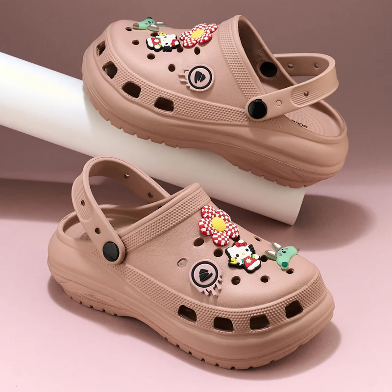 Duke Women Bloomstep Clogs (XFWR0353) SALMON PINK / UK 8 / Solid