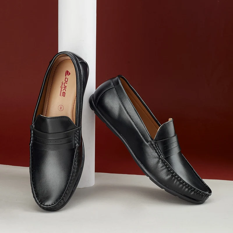 Duke Mens Sharpstep Loafers (FWD4049) Black / UK 10 / Colourblocked