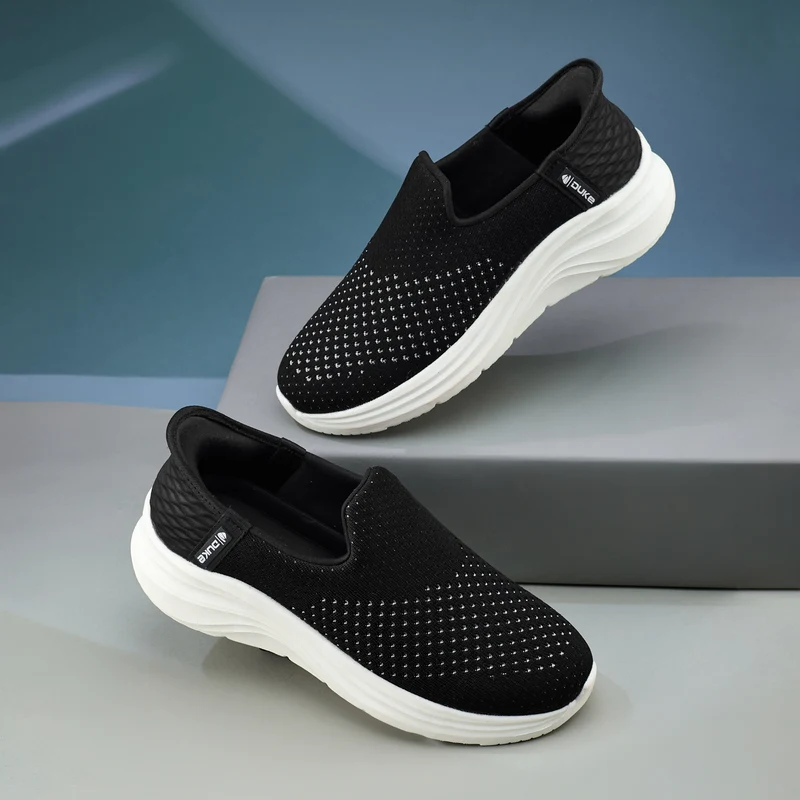 Duke Urban Women's Pulseair Sports Shoes (XFOL1575) Black / UK 7 / Woven Design