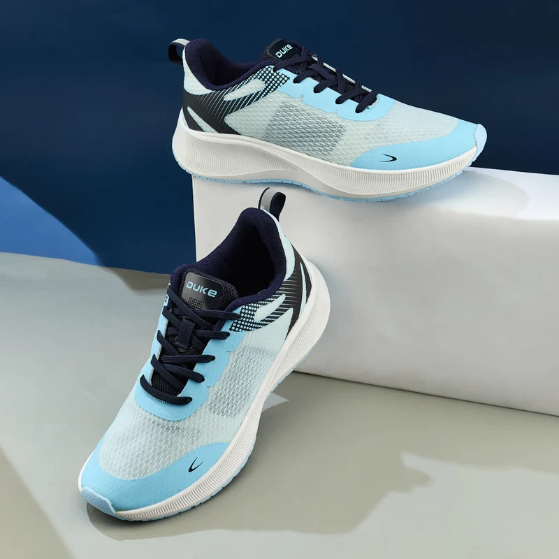 Duke Mens Flowedge Sports Shoes (FWOL2145) Sky Blue / UK 6 / Colorblocked