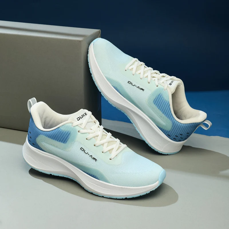 Duke Mens Du-Air Sports Shoes (FWOL2146) Sky / UK 10 / Colorblocked