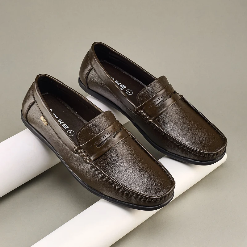 Duke Men Casual Loafers (FWD4065) Brown / UK 6 / Solid