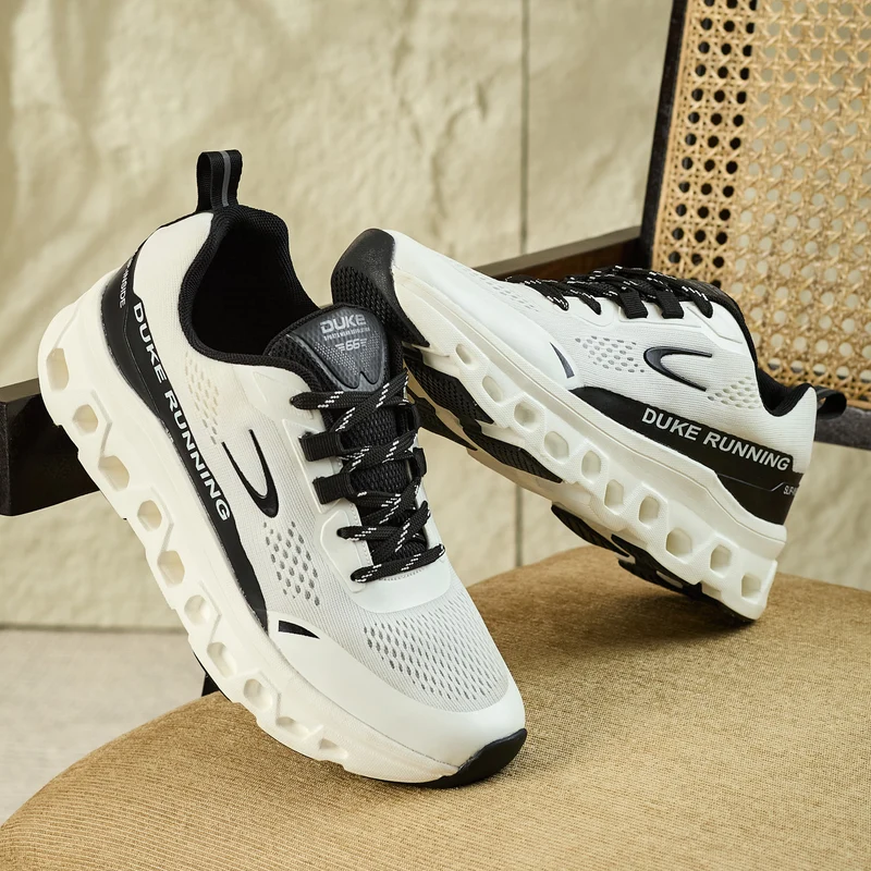 Duke Mens Sports Shoes (FWOL2208) White / UK 10 / Perforations