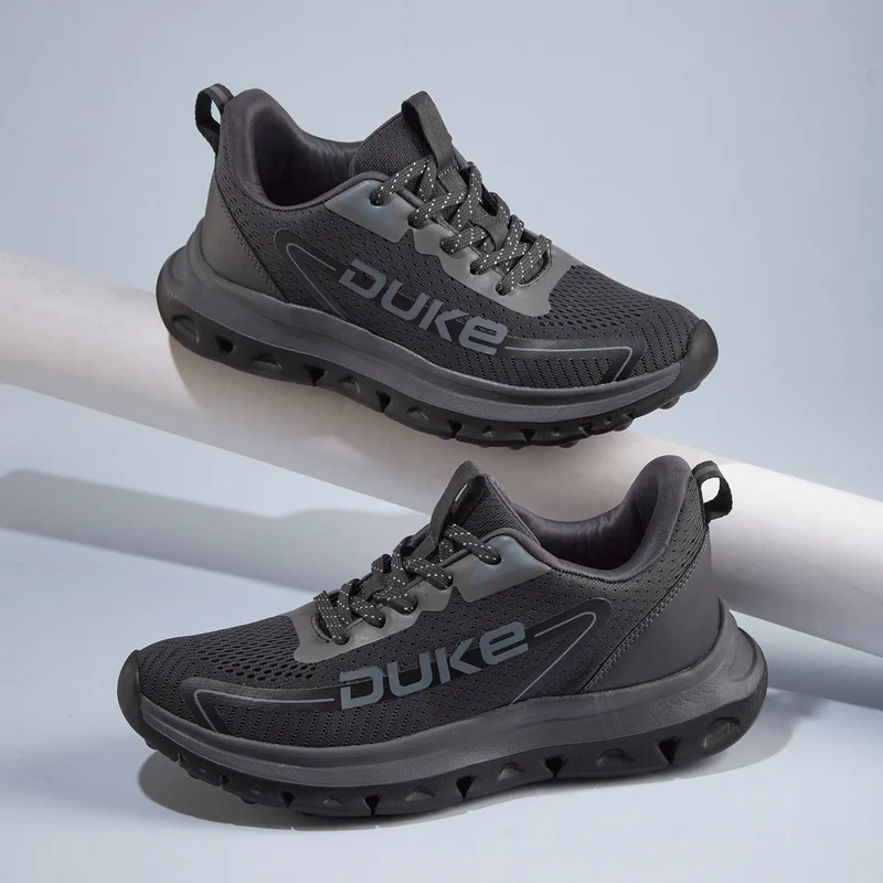 Duke Mens Sports Shoes (FWOL2192) D.Grey / UK 6 / Textured
