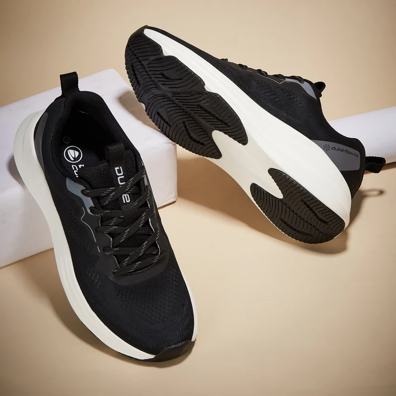Duke Mens Sports Shoes (FWOL2211) Black / UK 10 / Textured