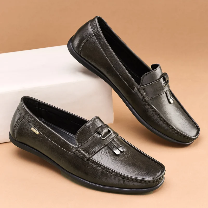 Duke Mens Loafers (FWD4072) Brown / UK 8 / Solid
