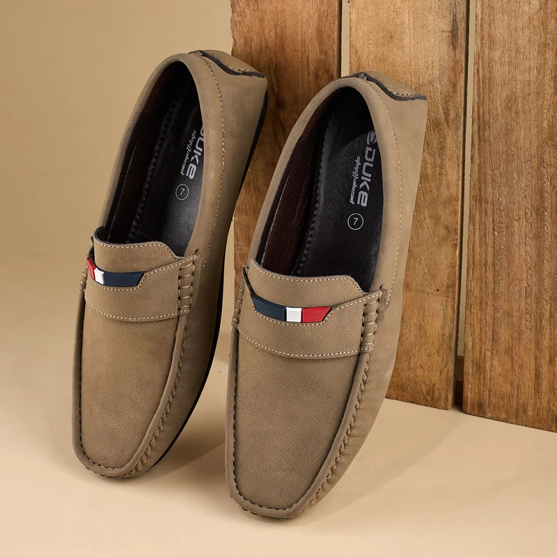 Duke Mens Casual Loafers (FWD4076) Mouse / UK 8 / Solid