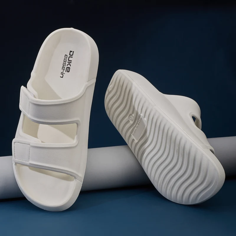 Duke Mens Flip Flops (FWC6226) WHITE / UK 6 / Solid