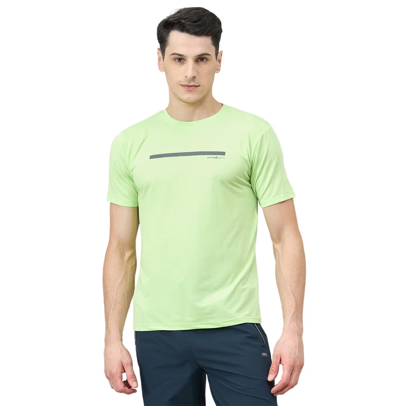 Duke Urban Men Half Sleeve Sports Tshirt (GD1244) Sunset / S / Solid