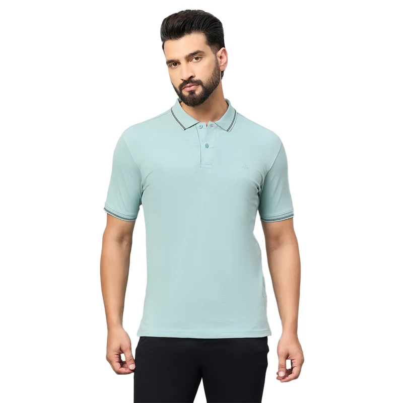 Duke Urban Men Half Sleeve Cotton Tshirt (SD68) Pine / 4XL / Solid