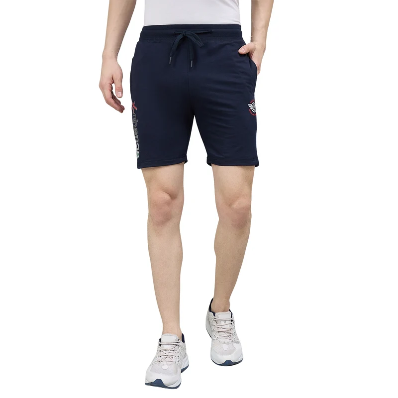 Duke Urban Men Mid-Rise Bermuda Shorts (LF5983) Navy / M / Solid