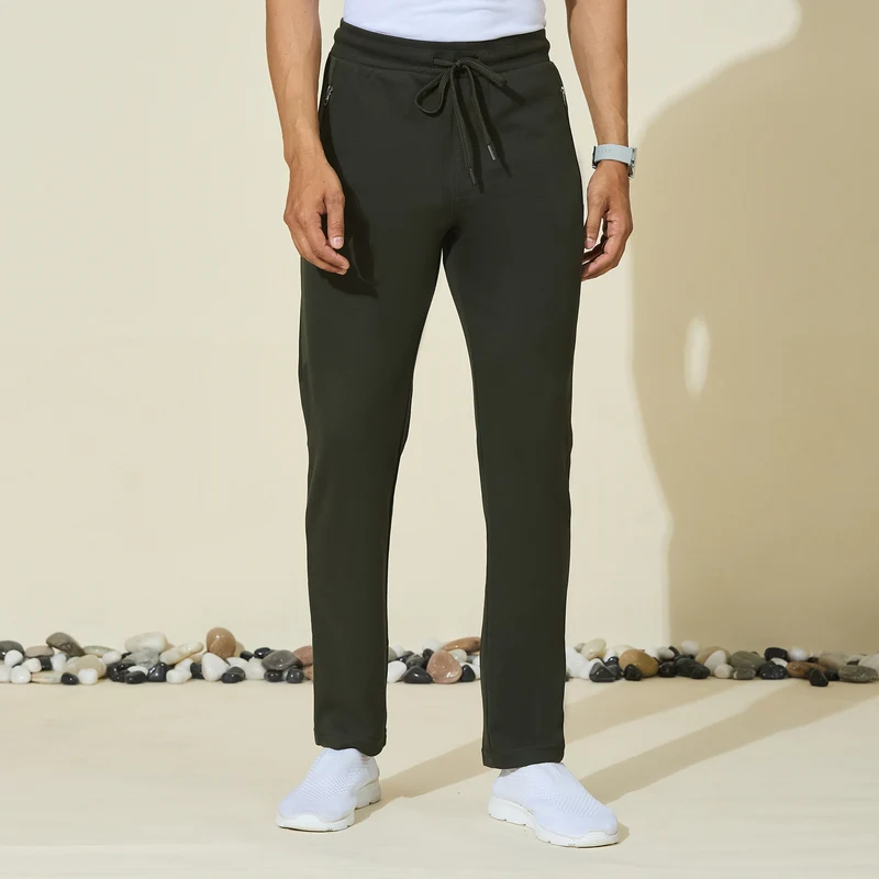 Duke Men Relaxfit Cotton Lower (LF9051) Military / XL / Solid