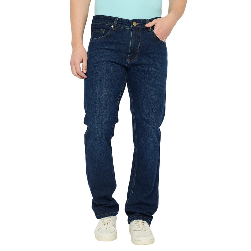 Duke Urban Men Comfort Fit Stretchable Jeans (SDD5884C) L.Blue / 38 / Washed