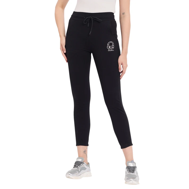 Duke Urban Women Joggers Track Pant (LFX6704) Black / XXL / Solid