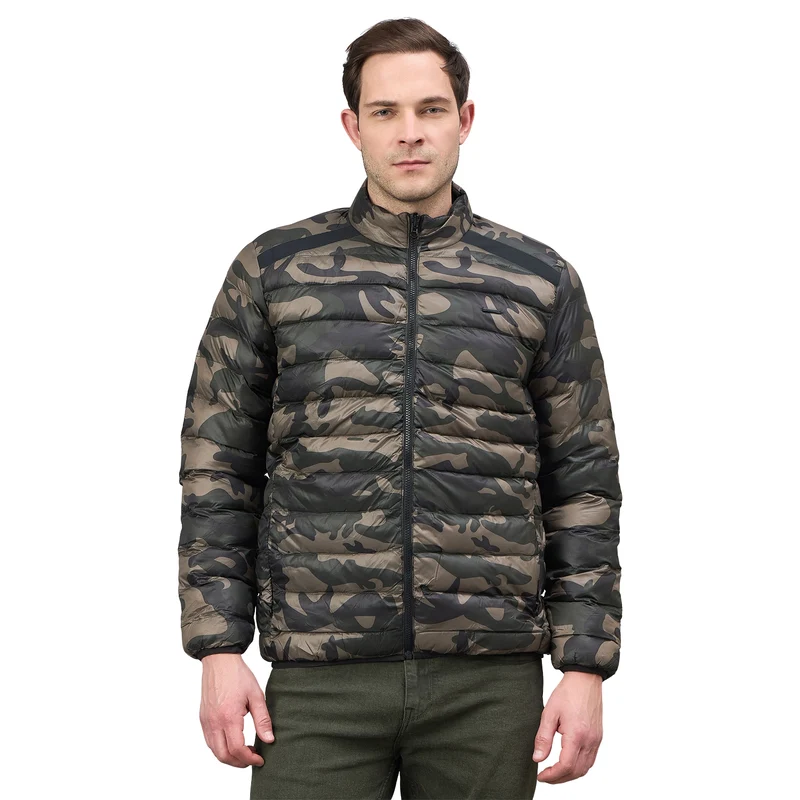 Duke Urban Men Full Sleeve Padded Reversible Jacket (SDZ1809N) Camouflge Green / M / Camouflage