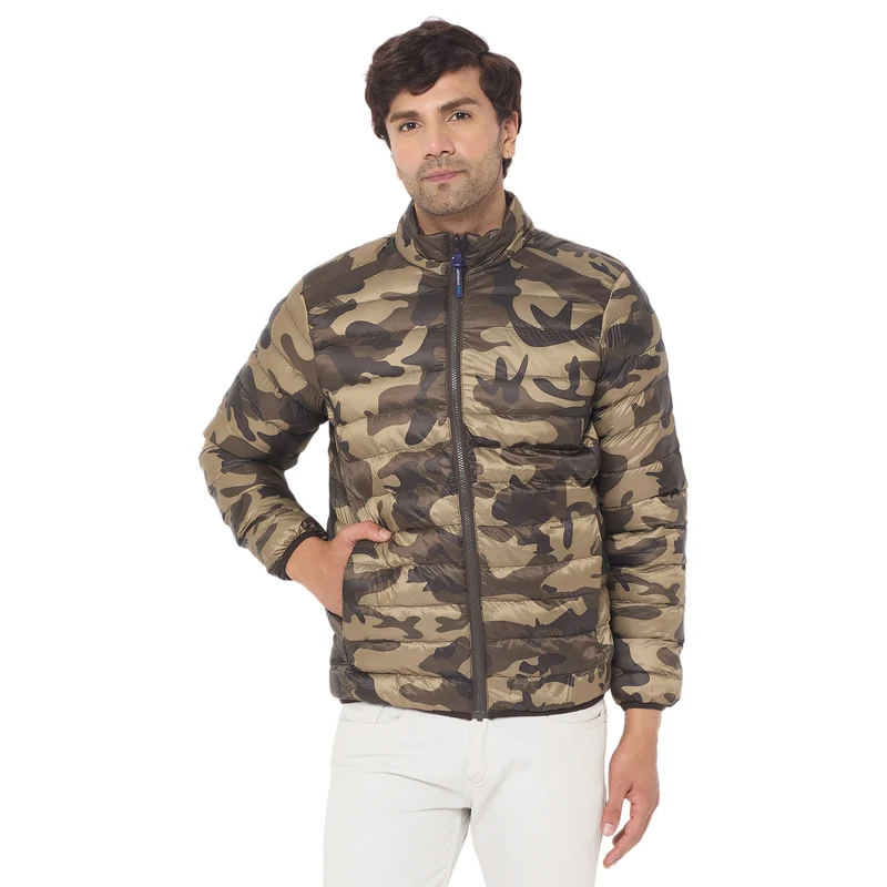 Duke Urban Men Full Sleeve Padded Reversible Jacket (SDZ1809N) Mouse / XXL / Camouflage