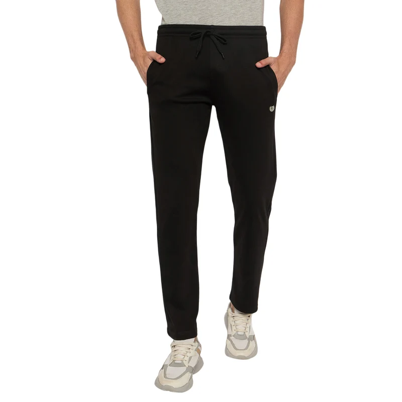 Duke Urban Men Regular Track Pant (LF9000AW) Black / XXL / Solid