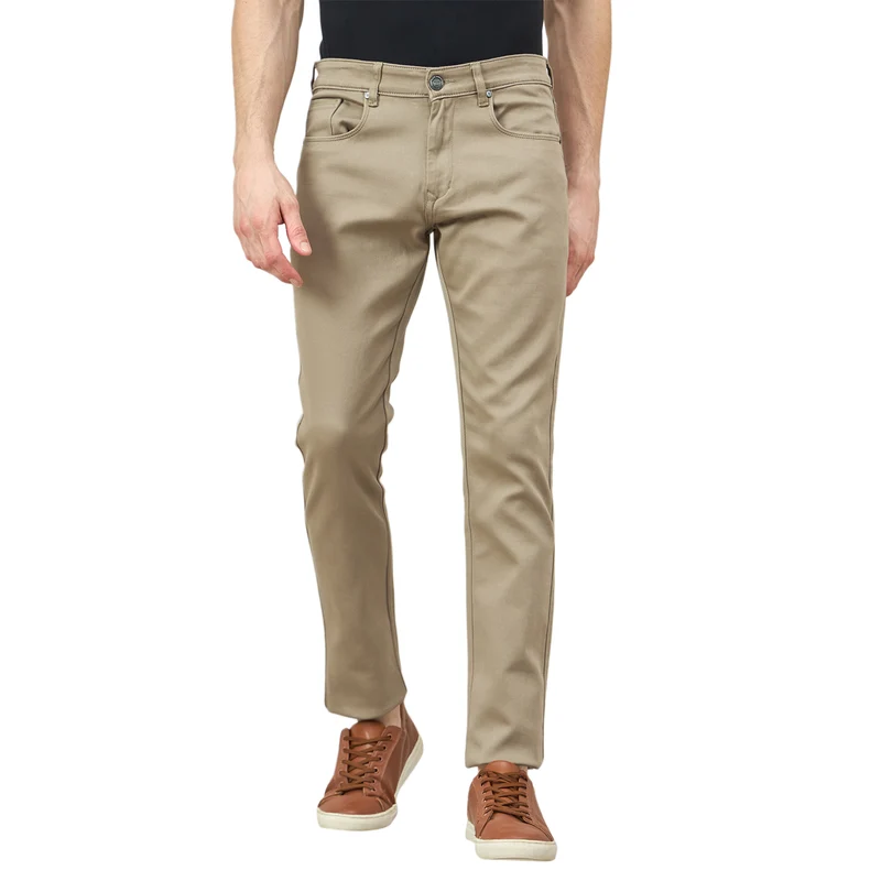 Duke Urban Men Narrow Bottom Trouser (SDT4159N) Mouse / 34 / Solid