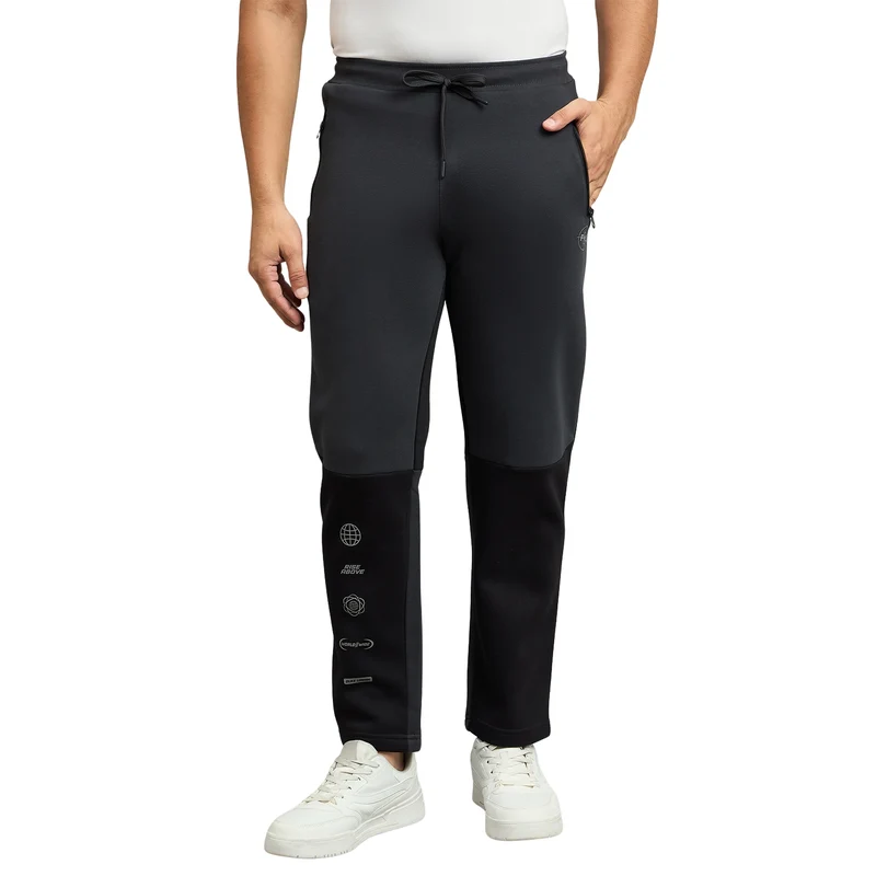 Duke Urban Men Classic Fit Track Pant (LF9034) Black / XXL / Solid