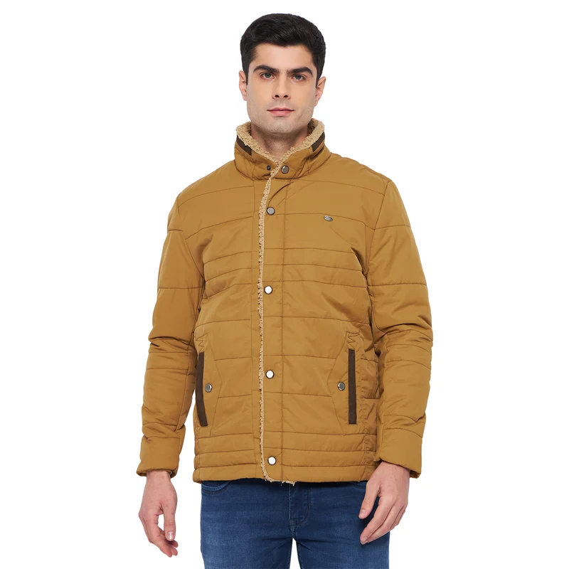Duke Urban Men Full Sleeve Jacket (SDZ3044N) Khaki / M / Solid