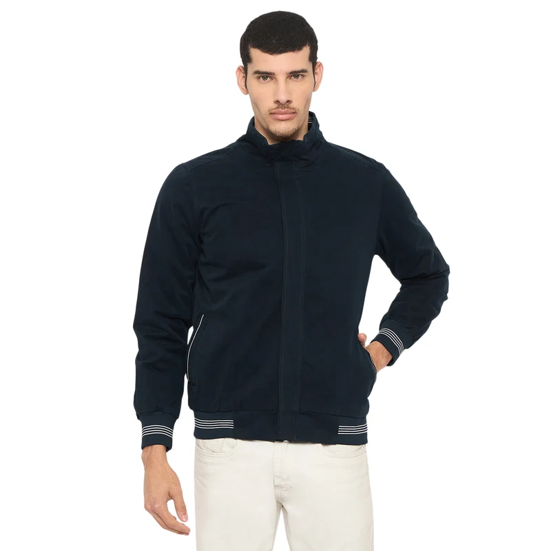 Duke Urban Men Full Sleeve Jacket (SDZ3152) Navy / XL / Solid