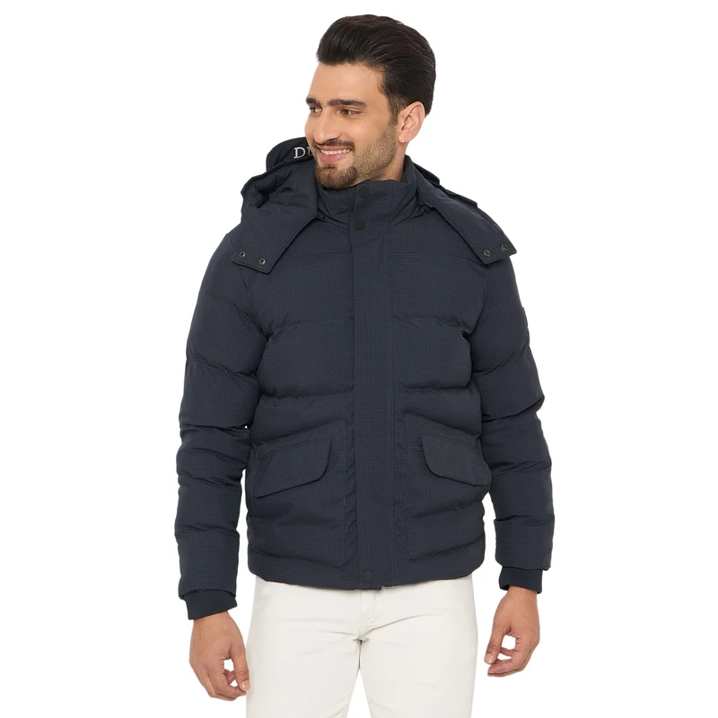Duke Urban Men Full Sleeve Jacket (SDZ3115) Navy / L / Solid