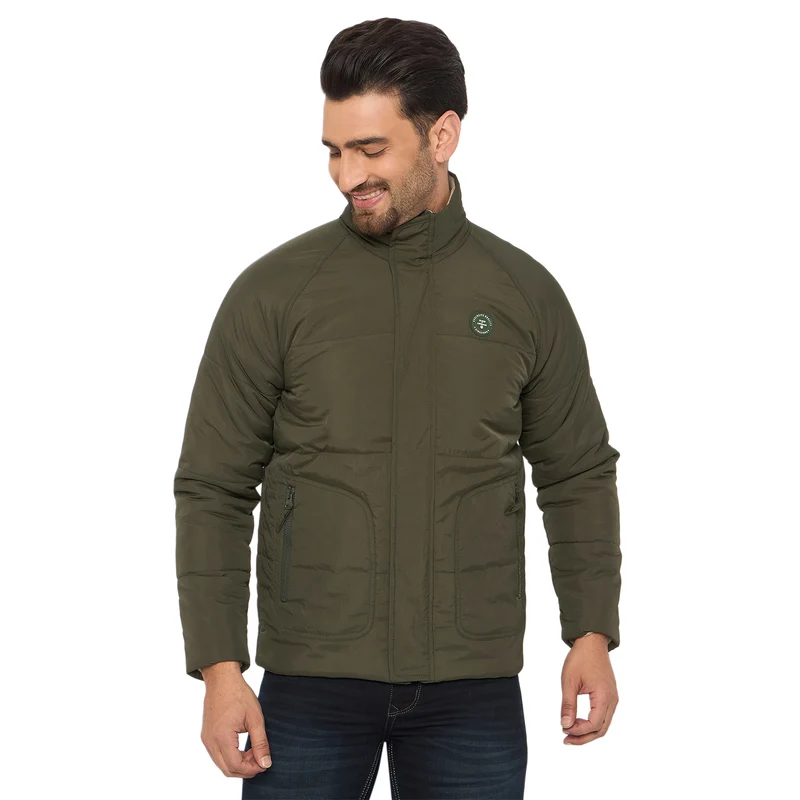 Duke Urban Men Full Sleeve Reversible Jacket (SDZ3189) Bottle Green / M / Solid