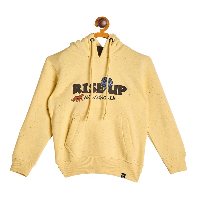 Duke Urban Boys Hooded Sweatshirt (LF362) Butter Scotch / 34 / Printed